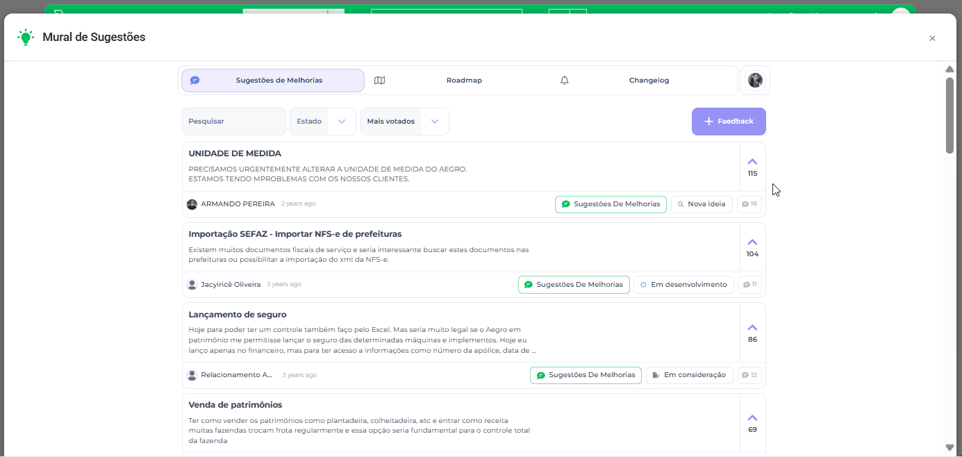 adicionando sugestão.gif